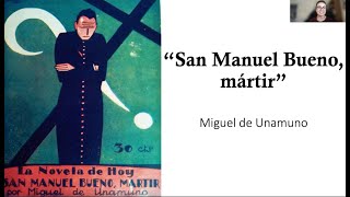 quotSan Manuel Bueno mártirquot análisis literario Parte 1 [upl. by Phillis351]