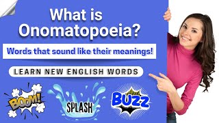 What is Onomatopoeia Onomatopoeia definition amp examples  Onomatopoeia figure of speech  English [upl. by Darrill497]