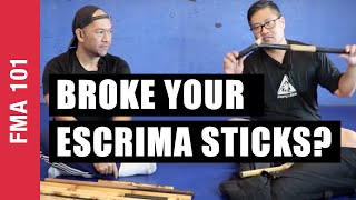 Being Resourceful with Broken Kali Sticks  Filipino Martial Arts  FMA 101 EP 03 [upl. by Dunstan]