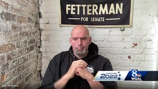 John Fetterman speaks oneonone with News 8 [upl. by Adnerb]