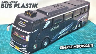 CARA MODIF BUS PLASTIK JADI JETBUS 3  SIMPLE MBOISS [upl. by Careaga]