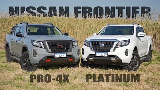 Nissan Frontier Pro4X y Platinum  Doble test  Matías Antico  TN Autos [upl. by Tybi]