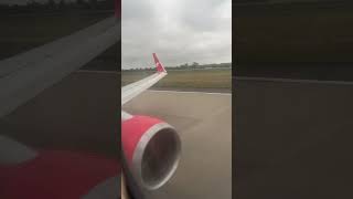 Nasser Takeoff in Berlin  Corendon Boeing 737800 corendon boeing 737 berlin takeoff aviation [upl. by Aivitnahs450]