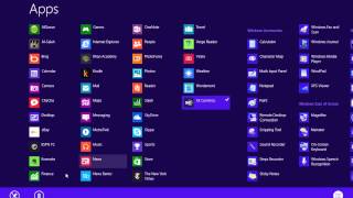 100 Windows 8 Tips and Tricks 10 How To View All Installed Apps [upl. by Lleroj]