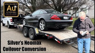 Mercedes SL500 Silvers Neomax Coilover Conversion  Indiana to Ohio [upl. by Aedrahs]