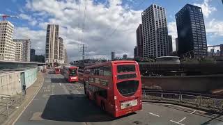 London Bus Reouts 330 From Thames Barrier to Wanstead Park Station [upl. by Ssalguod824]