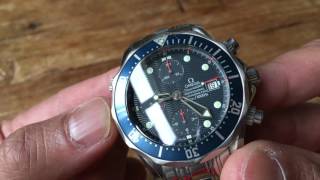 Omega Seamaster professional 300M quotJames Bondquot Ref 25998000 4K Ultra HD [upl. by Boleyn]