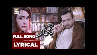 Pukaar Ost  Singer  Shuja Haider  Full Song [upl. by Ecnerat430]