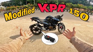 Modified KPR 150 With EXHAUST 🔥  LIFAN KPR Bike Modification 😍  FHQ Films [upl. by Mok]