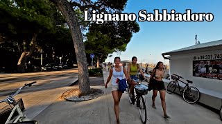 Lignano Sabbiadoro Italy Beach amp City tour [upl. by Anastas]