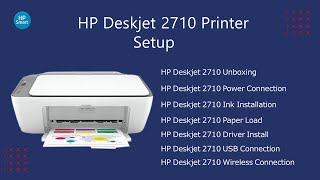 HP Deskjet 2710 Printer Setup  Deskjet 2710 Driver Download  Wifi Setup [upl. by Levi]