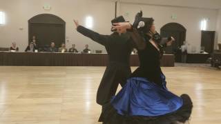 History of Quickstep pro Show Denver Dance Jam 2017 [upl. by Ecila731]