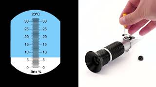 How To Calibrate a Brix Refractometer [upl. by Serles813]