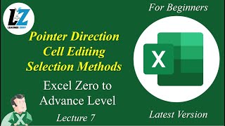 7 Change Pointer Direction  Edit Cell and Selection Methods  MS Excel excel education teacher [upl. by Breana828]