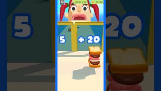 Sandwich Runner Game lvl 210 Gameplay shorts gamingwithrabia gameplay sandwichrunner [upl. by Narmis]