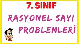 7 SINIF RASYONEL SAYI PROBLEMLERİ  ŞENOL HOCA [upl. by Valerio941]