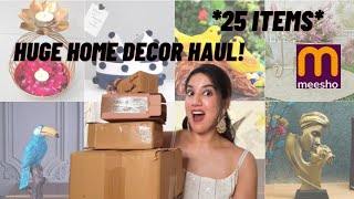 meeshohaul Most Affordable 25 Items Meesho Random Home Decor Finds Haul 🏡 [upl. by Rydder437]