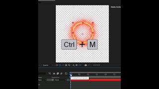 Export Transparent Videos in After Effects StepbyStep Tutorial Shorts [upl. by Anauqaj]