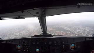 CockpitPilot´s view  Airbus A320 landing  Berlin [upl. by Latrina561]