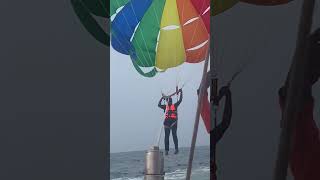 Parasailing 🪂 in BAGA beach [upl. by Neelyar553]