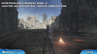 Dark Souls 3  All 2 Ring Locations New Game Rings [upl. by Ecneps]