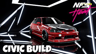 NEED FOR SPEED HEAT HONDA CIVIC TYPER BUILD [upl. by Arytal218]