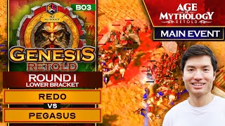 GENESIS Retold 15000 AOM Event  reDo vs Pegasus  Lower Bracket Round 1 [upl. by Deena]