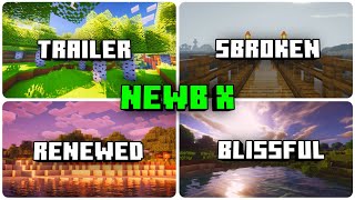 MCPE 121  Top 4 Newb Shaders [upl. by Attebasile]