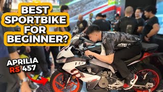 Maganda Ba Ang Aprilia RS457 Sportbike  1st Impression [upl. by Edmee]