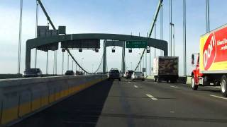 Walt Whitman Bridge westbound [upl. by Chalmers]