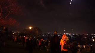 New Years Eve Fireworks at Alexandra Palace 31st Dec 2016 [upl. by Aimil]