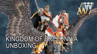 Warhammer Old World Kingdom of Bretonnia Unboxing [upl. by Dublin]