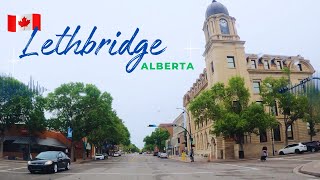 Tour around City of LETHBRIDGE Alberta  Canada 4K  Alberta’s 3rd largest city [upl. by Dunn779]