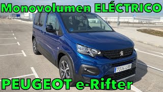 Peugeot eRifter 2022 la REVOLUCIÓN DE LOS MONOVOLÚMENES ELÉCTRICOS Review prueba y opinión MOTORK [upl. by Kakalina884]