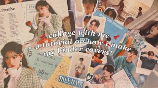 collage binder covers with me  a not so little tutorial [upl. by Delahk135]