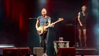 STING English Man in New York live  Pistoia Blues 2015 [upl. by Samtsirhc618]