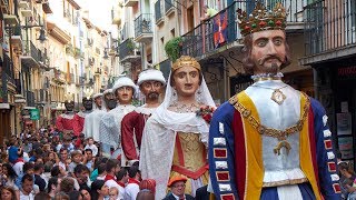 Gigantes de Pamplona Iruñeko Erraldoiak Privilegio de la Unión 2018 Kalejira [upl. by Hamilton270]