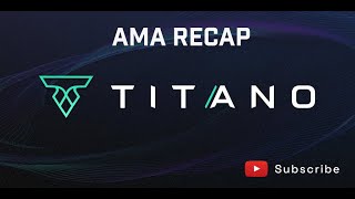 Titano Finance AMA Recap FUD Killed Utility Plans Revealed and More [upl. by Yerd]