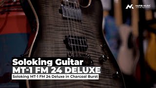 Soloking Guitar MT1 FM 24 Deluxe in Charcoal Burst [upl. by Lessirg]