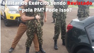 Recruta do Exército pode ser abordado pela Polícia Militar [upl. by Yesmar]