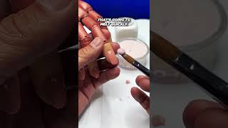 Quick Nail Tips This is key in getting a good self leveling acrylic bead [upl. by Ailedua]