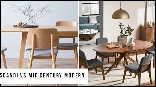 How To Decorate  Scandinavian VS Mid Century Modern [upl. by Loralie596]