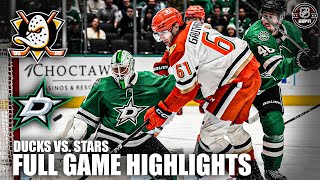 Anaheim Ducks vs Dallas Stars  Full Game Highlights  ESPN NHL [upl. by Dumond]