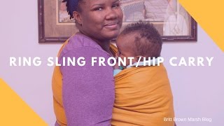 Ring Sling FrontHip Carry [upl. by Vince]