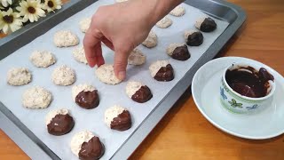 Biscotti di mandorla e cioccolato😋Ricetta facilissima [upl. by Rebba697]