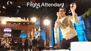 Heads Up Andy Samberg Acts It Out for Ellen [upl. by Notlek]