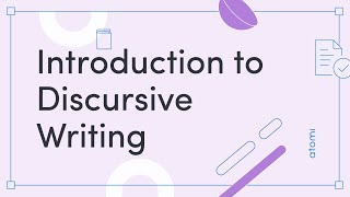 HSC English Introduction to Discursive Writing [upl. by Cherianne]