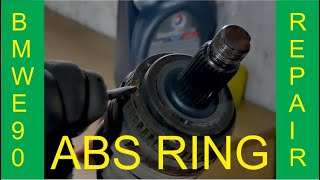 BMW e90 ABS reluctor ring replacementZamjena ABS prstena na BMWu [upl. by Roose]