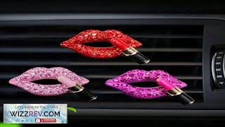 1pc Red Lip Vent Aromatherapy Clip Car Perfume Clip Creative Car Solid Review [upl. by Dirgni340]