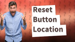 Where is the reset button on a digital safe [upl. by Charin340]